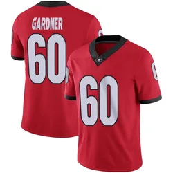 Men's Nike Beau Gardner Georgia Bulldogs Limited Red Football Jersey