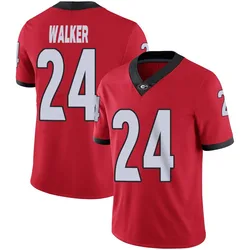 Men's Nike Bo Walker Georgia Bulldogs Limited Red Football Jersey