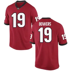 Men's Nike Brock Bowers Georgia Bulldogs Game Red Football College Jersey