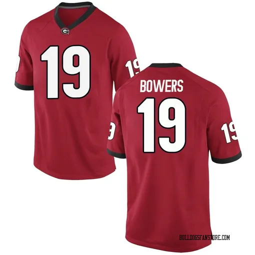 Men's Nike Brock Bowers Georgia Bulldogs Game Red Football College Jersey