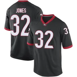 Men's Nike Cash Jones Georgia Bulldogs Replica Black Football College Jersey