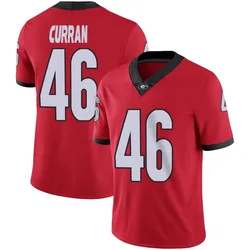 Men's Nike Danny Curran Georgia Bulldogs Limited Red Football Jersey