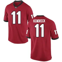Men's Nike Derion Kendrick Georgia Bulldogs Replica Red Football College Jersey
