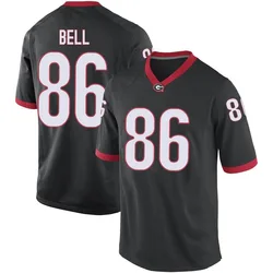 Men's Nike Dillon Bell Georgia Bulldogs Game Black Football College Jersey