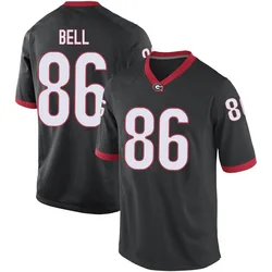 Men's Nike Dillon Bell Georgia Bulldogs Replica Black Football College Jersey
