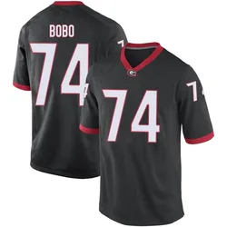 Men's Nike Drew Bobo Georgia Bulldogs Game Black Football College Jersey