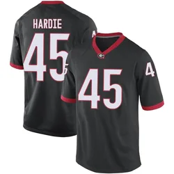 Men's Nike Jacob Hardie Georgia Bulldogs Game Black Football College Jersey