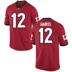 Men's Nike Jaden Harris Georgia Bulldogs Replica Red Football College Jersey