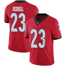 Men's Nike Jaden Reddell Georgia Bulldogs Limited Red Football Jersey