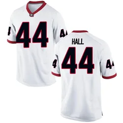 Men's Nike Jordan Hall Georgia Bulldogs Game White Football College Jersey