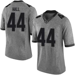 Men's Nike Jordan Hall Georgia Bulldogs Limited Gray Football College Jersey