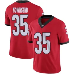 Men's Nike Kavon Townsend Georgia Bulldogs Limited Red Football Jersey
