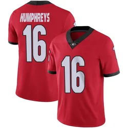 Men's Nike London Humphreys Georgia Bulldogs Limited Red Football Jersey