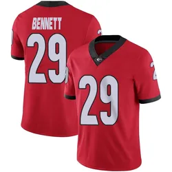 Men's Nike Luke Bennett Georgia Bulldogs Limited Red Football Jersey