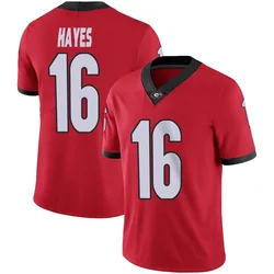 Men's Nike Maurice Hayes Georgia Bulldogs Limited Red Football Jersey