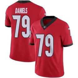 Men's Nike Nyier Daniels Georgia Bulldogs Limited Red Football Jersey