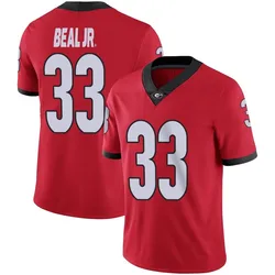 Men's Nike Robert Beal Jr. Georgia Bulldogs Limited Red Football Jersey