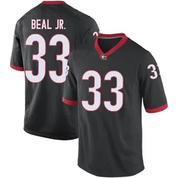 Men's Nike Robert Beal Jr. Georgia Bulldogs Replica Black Football College Jersey
