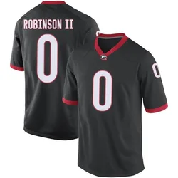 Men's Nike Roderick Robinson II Georgia Bulldogs Game Black Football College Jersey