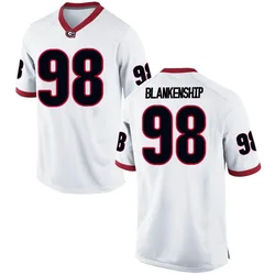 Men's Nike Rodrigo Blankenship Georgia Bulldogs Game White Football College Jersey