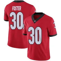 Men's Nike Terrell Foster Georgia Bulldogs Limited Red Football Jersey