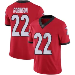 Men's Nike Todd Robinson Georgia Bulldogs Limited Red Football Jersey