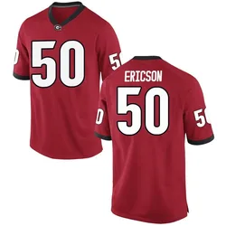 Men's Nike Warren Ericson Georgia Bulldogs Replica Red Football College Jersey