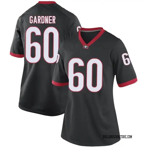 Women's Nike Beau Gardner Georgia Bulldogs Replica Black Football College Jersey