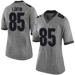 Women's Nike Chase Linton Georgia Bulldogs Limited Gray Football College Jersey