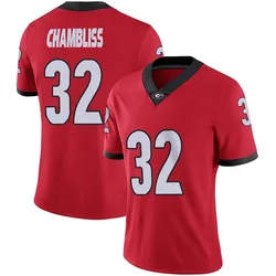Women's Nike Chaz Chambliss Georgia Bulldogs Limited Red Football Jersey