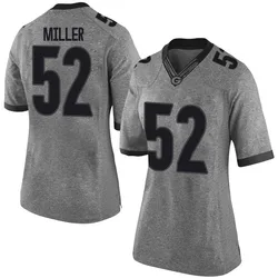 Women's Nike Christen Miller Georgia Bulldogs Limited Gray Football College Jersey