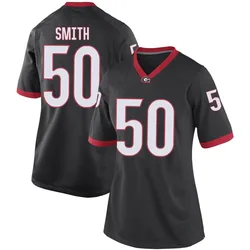 Women's Nike Cortez Smith Georgia Bulldogs Game Black Football College Jersey