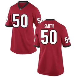 Women's Nike Cortez Smith Georgia Bulldogs Game Red Football College Jersey