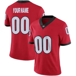 Women's Nike Custom Georgia Bulldogs Limited Red Football Jersey
