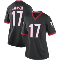 Women's Nike Dan Jackson Georgia Bulldogs Game Black Football College Jersey