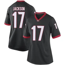 Women's Nike Dan Jackson Georgia Bulldogs Replica Black Football College Jersey