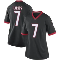 Women's Nike Daniel Harris Georgia Bulldogs Game Black Football College Jersey