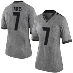 Women's Nike Daniel Harris Georgia Bulldogs Limited Gray Football College Jersey