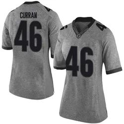 Women's Nike Danny Curran Georgia Bulldogs Limited Gray Football College Jersey