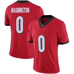 Women's Nike Darnell Washington Georgia Bulldogs Limited Red Football Jersey