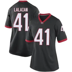 Women's Nike David Lalaian Georgia Bulldogs Game Black Football College Jersey