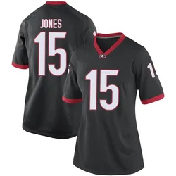 Women's Nike Demello Jones Georgia Bulldogs Replica Black Football College Jersey