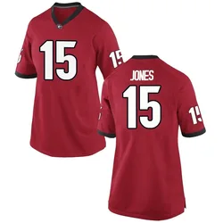Women's Nike Demello Jones Georgia Bulldogs Replica Red Football College Jersey