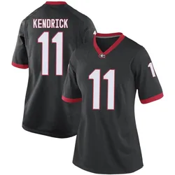 Women's Nike Derion Kendrick Georgia Bulldogs Replica Black Football College Jersey