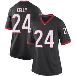 Women's Nike Dominick Kelly Georgia Bulldogs Replica Black Football College Jersey