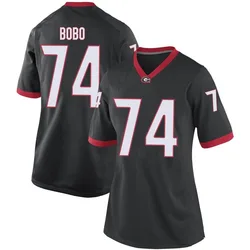 Women's Nike Drew Bobo Georgia Bulldogs Game Black Football College Jersey