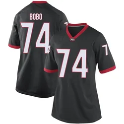 Women's Nike Drew Bobo Georgia Bulldogs Replica Black Football College Jersey
