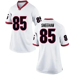 Women's Nike Drew Sheehan Georgia Bulldogs Game White Football College Jersey