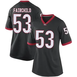 Women's Nike Dylan Fairchild Georgia Bulldogs Replica Black Football College Jersey