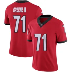 Women's Nike Earnest Greene III Georgia Bulldogs Limited Green Red Football Jersey